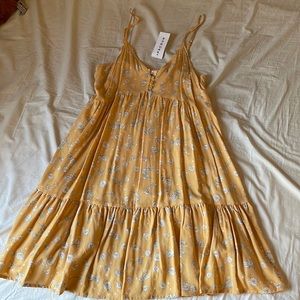 NEW PacSun LA Hearts Yellow Floral Dress